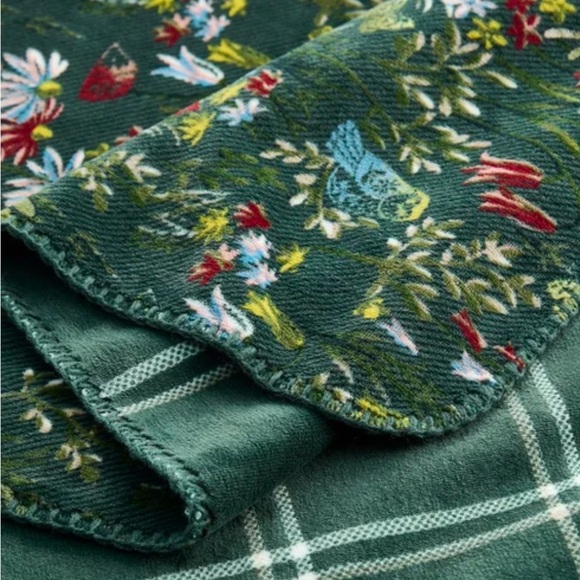 Casual Living Reversible Luxe Plush Throw 100% Polyester
 50 in x 60 in Blanket - Picture 3 of 6